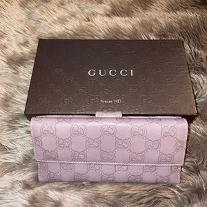 Gucci Women’s Leather GG Guccissima Wallet